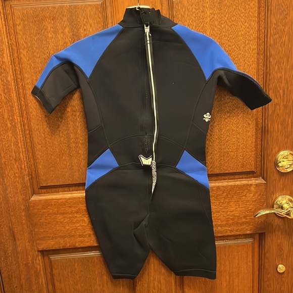 Ho Sports Junior Wet Suit Youth 12 Blue & Black Neoprene Wetsuit. - Picture 6 of 15